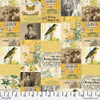 Free Spirit Fabrics - Yellow Palette by Tim Holtz - PWTH240.YELLOW - Yellow Collage