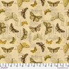 Free Spirit Fabrics - Yellow Palette by Tim Holtz - PWTH244.YELLOW - Yellow Specimen
