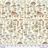 Free Spirit Fabrics - Orange Palette by Tim Holtz - PWTH236.ORANGE - Orange Toadstools