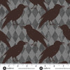 Aloha Kona Eclipse Andover Fabrics - Nevermore - A-1075-C - Grey - Crow Harlequin Aloha Kona Eclipse Andover Fabrics - Nevermore - A-1075-C - Grey - Crow Harlequin