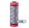 Aurifil Mako 12wt 55yd - 2605 - Grey