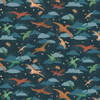 Makower UK Fabrics - Prehistoric - 165-B8 - Roar