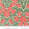 REMNANT: 32" PIECE  Moda Fabrics - Flower Press by Katherine Watson - 3300 23 - Ecru Ginger