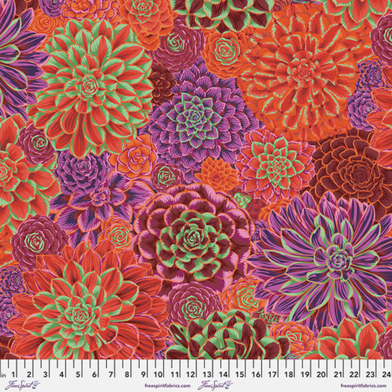 Kaffe Fassett Seed Packets Red Quilt Kit by Kaffe Fassett - Free Spirit  Fabrics