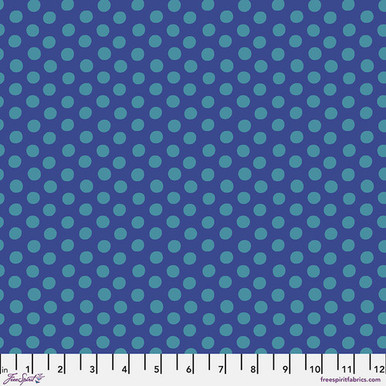 REMNANT: 20" PIECE Free Spirit Fabrics - Philip Jacobs for Kaffe Fassett Collective Fabrics  - GP70.SAPPH
