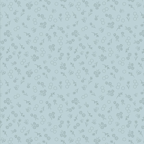 Art Gallery Fabrics - Summer Homestead by Sewcial Bee - SBC-BB-3001 - Bumble & Bloom Sky