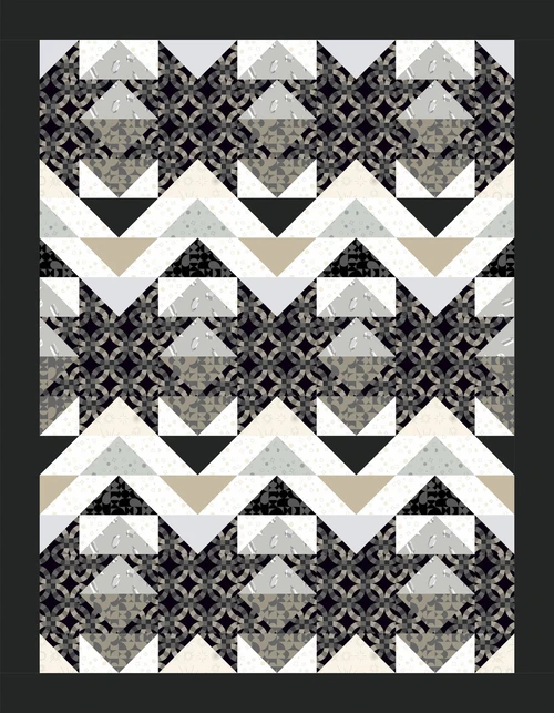 Ticket to Quilt - T2Q - Meet Me In (TBD) - Winter Solstice - DIE CUT KIT