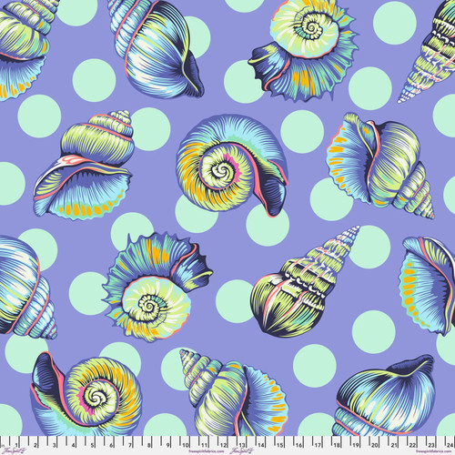 Wideback Fabric (108") - FreeSpirit Fabrics - Floral Reef by Tula Pink - QBTP021.Marine