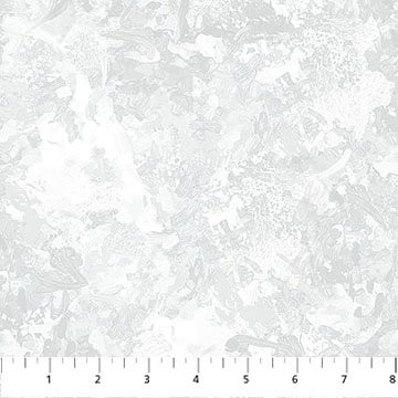 Wideback Fabric (108") - Northcott Fabrics - Wide Chroma - B9060-91 - Frost