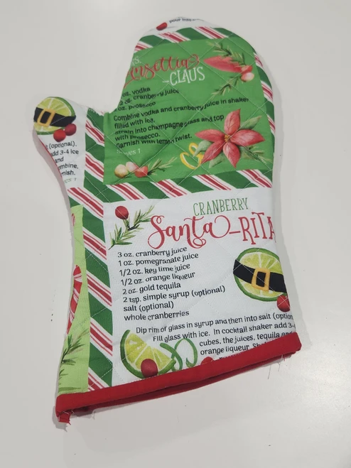 Happy Alcoholidays - Oven Mitt & Hot Pad Kit