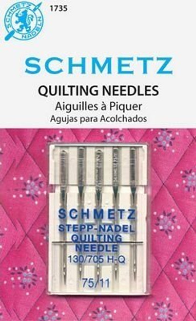 Quilting Needle, 5 ct, size 11/75 by Schmetz (1735)