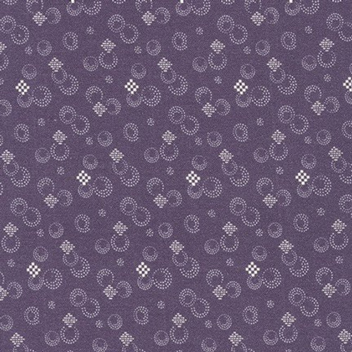 CLEARANCE - Robert Kaufman Fabrics - Henderson Street by Jill Shaulis - AZU-20518-6 Purple-1663170675
