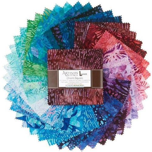 Robert Kaufman Artisan Batiks Garden Style Charm Pack by Lunn Studios