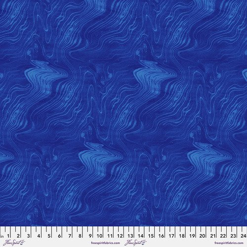 Free Spirit Fabric - Sublime Summer by Sarah Sczepanski - PWSS005.COBALT - Spring Tide Cobalt