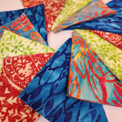 Stitch It - Limited Release January - Bright Saturated Batiks by Hoffman Fabrics