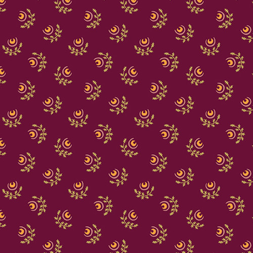 CLEARANCE Andover Fabrics - Wildberry Creek by Renee Nanneman - A-300-P - Moon Fern - Plum