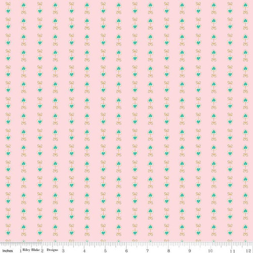 CLEARANCE Riley Blake Designs - Mint for You by Melisa Mortenson - SC12763 - Blush