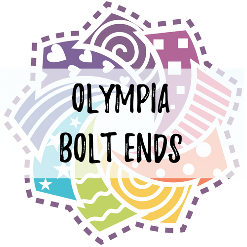 OLYMPIA - Puzzle Mystery Quilt Bolt Ends and Die Cuts - Mystery Grab Bag (13.0 - 15.5 oz)