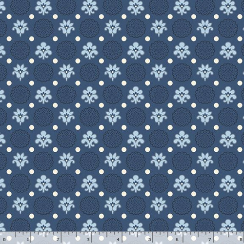 Marcus Fabrics - Favorite Fibers by Sheryl Johnson - R310562-Blue