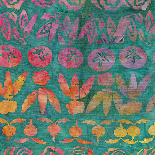 CLEARANCE Island Batiks - Garden Delight / Sunshine Garden by Kathy Engle - 122255975