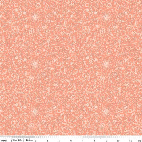 Riley Blake Designs - Homemade by Echo Park Paper - C13722­ - Coral