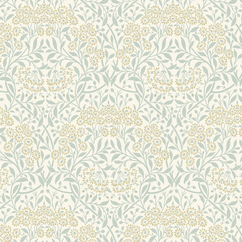 Bluebell Fabric A - Morris & Co - Mineral Michaelmas - PWWM035.IVORY