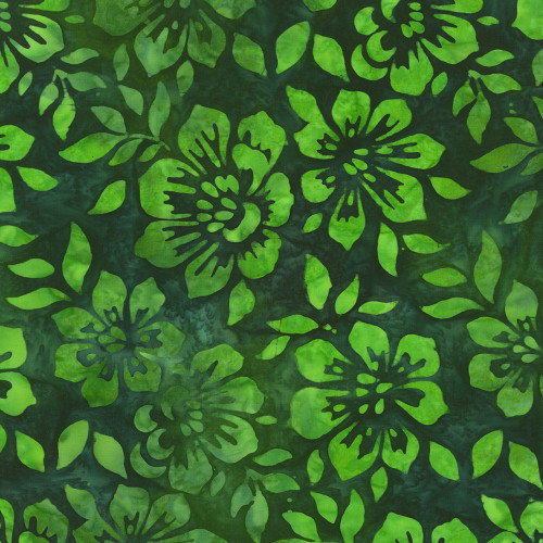 Robert Kaufman Fabrics - Floral Paradise by Lunn Studios  - AMD-22207-44 - Forest