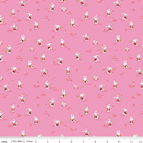 Tea Cup Fabric C - Riley Blake Designs - Down the Rabbit Hole - C12944 - Pink