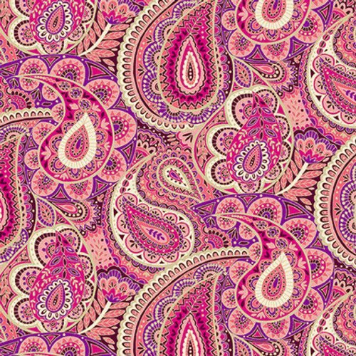 REMNANT: 50" PIECE Makower UK Fabrics - Luxe by Hanley Studio - 2615-P