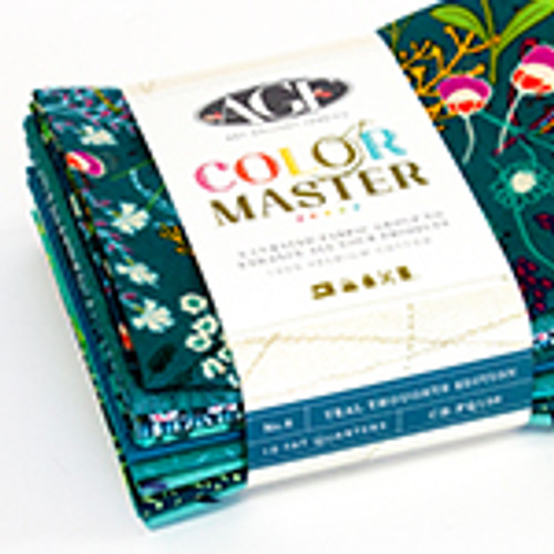 Teal Thoughts Color Master by Art Gallery Fabrics - 10 Fat Quarter Bundle - CBFQ108 Teal Thoughts Color Master by Art Gallery Fabrics - 10 Fat Quarter Bundle - CBFQ108
