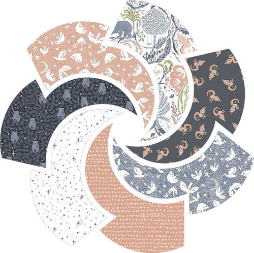 CARNIVAL - Puzzle Mystery Quilt Bolt Ends and Die Cuts - Mystery Grab Bag (13.0 - 15.5 oz)