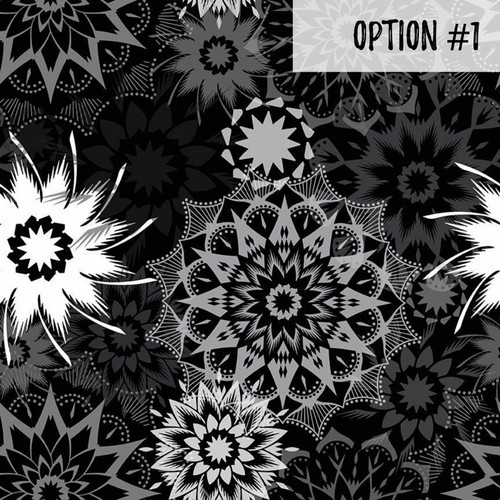 Under the Sea - Wide Back Fabric - Black Pearl Under the Sea - Wide Back Fabric - Black Pearl