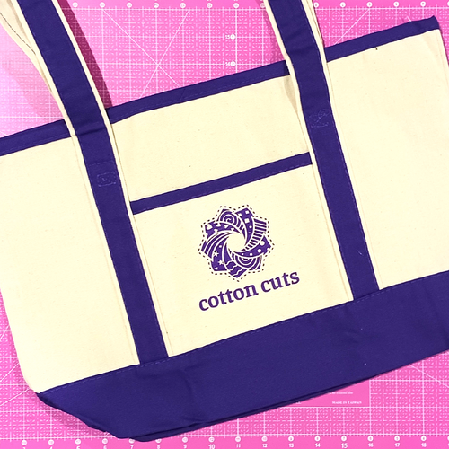 Cotton Cuts Canvas Tote