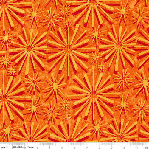 Riley Blake Designs - Retro Revival by Tammy Silvers Expressions Batiks - BT23270-245 - Sunset