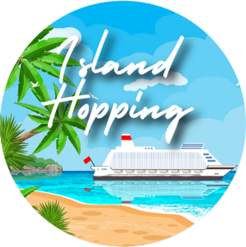 Mystery Five-O - Island Hopping - Sugarplum (Holiday Charms by Robert Kaufman) - DIE CUT KIT