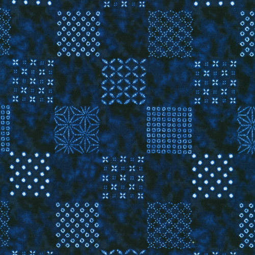 Nightingale Fabric E - Robert Kaufman Fabrics - Shibori Blues by Sevenberry - SB-850257D10-1 - Navy Nightingale Fabric E - Robert Kaufman Fabrics - Shibori Blues by Sevenberry - SB-850257D10-1 - Navy