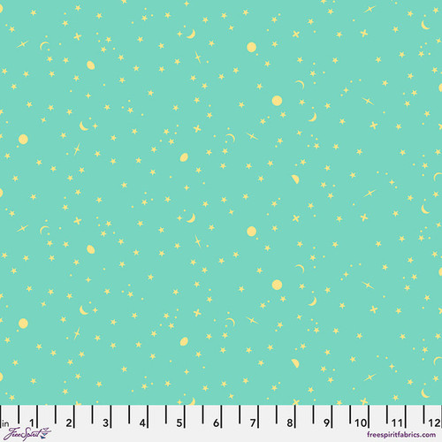 Aloha Ihi Rainbow - FreeSpirit Fabrics - True Colors by Tula Pink - PWTP254-SEAGLASS