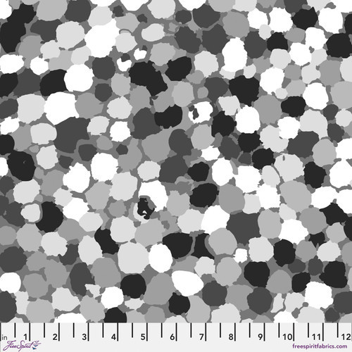 Raven Backing - FreeSpirit Fabrics - Black and White Musical by Katie Pasquini Masopust - PWBM087.CONTRAST