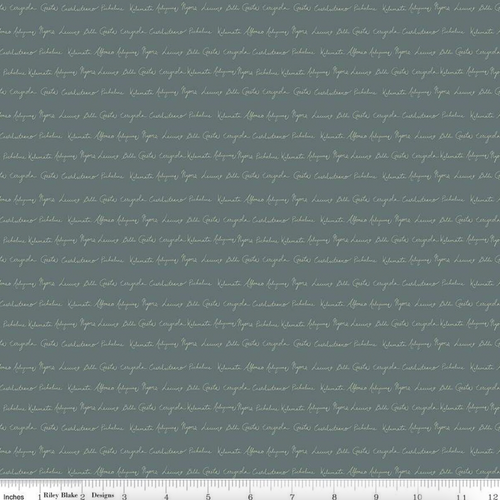 Riley Blake Designs - Olive Grove by Amber Elliot of Alderwood Studio - C16636-Teal