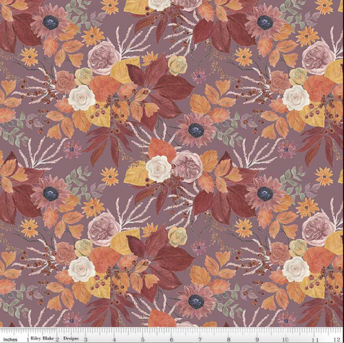 Riley Blake Designs - Evening on the Prairie of Modern Prairie by Melissa Gilbert - CD16740-Grape