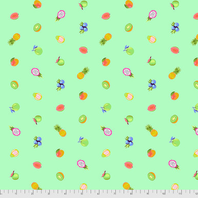FreeSpirit Fabrics - Pint Sized Prints by Tula Pink - Forbidden Fruits Snacks - Mojito PWTP175.MOJITO (5 yard continuous cut)