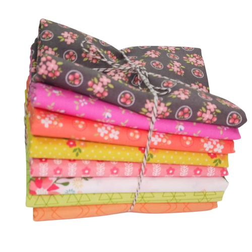 (9) 8 Half Yard Cuts, Flower Fun