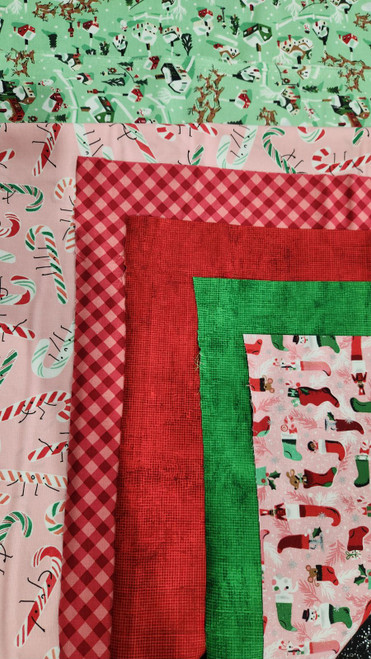 (3) Winter bundle 2 - Holiday - 6 half yards