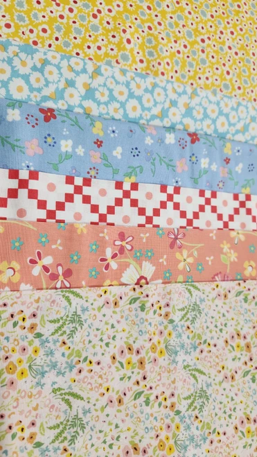 Curated Mixed Designer Bundle - Spring In the Garden - 6 one yards