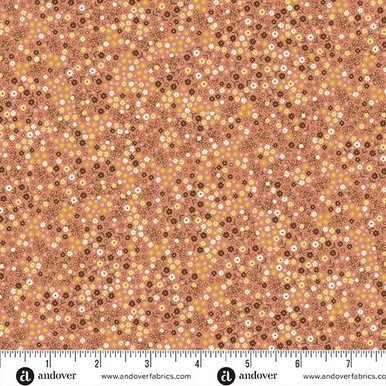 REMNANT: 33" PIECE Makower UK Fabrics - Hello Autumn - MU-100-P - Pink Blossoms