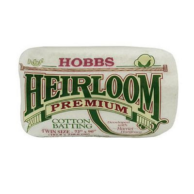Hobbs Heirloom 80/20 Cotton Twin (72" x 90") Batting