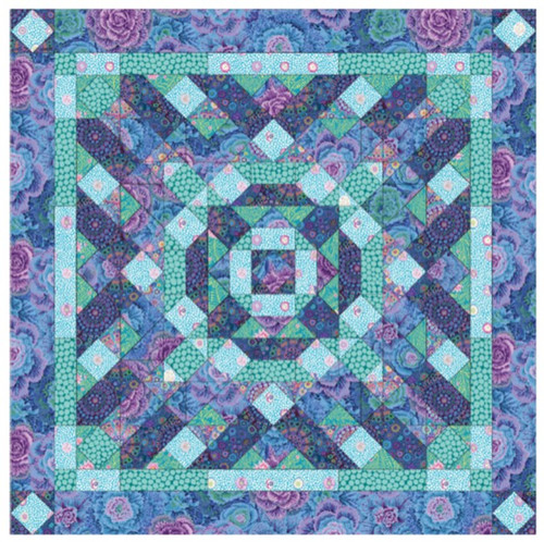 Puzzle Mystery Quilt - Sonoma 2025 Retreat - Sonoma Breeze (Kaffe Fasset for FreeSpirit Fabrics) - DIE CUT KIT
