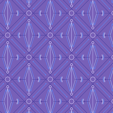 REMNANT: 38" PIECE Andover Fabrics - Deco Glo II by Giucy Giuce - CS 789 P