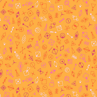 REMNANT: 24" PIECE Andover Fabrics - Deco Glo II by Giucy Giuce - CS-787-LO