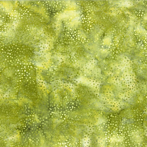 Triton Fabric D - Hoffman Fabrics - Bali Basics Autumn - 885-211 - Green Tea
